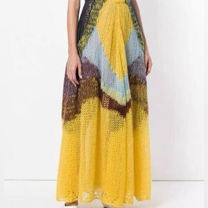 Colorful Chevron Maxi Skirt